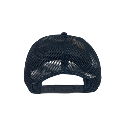 Stetson Men's Brown Denim Skull Trucker Cap