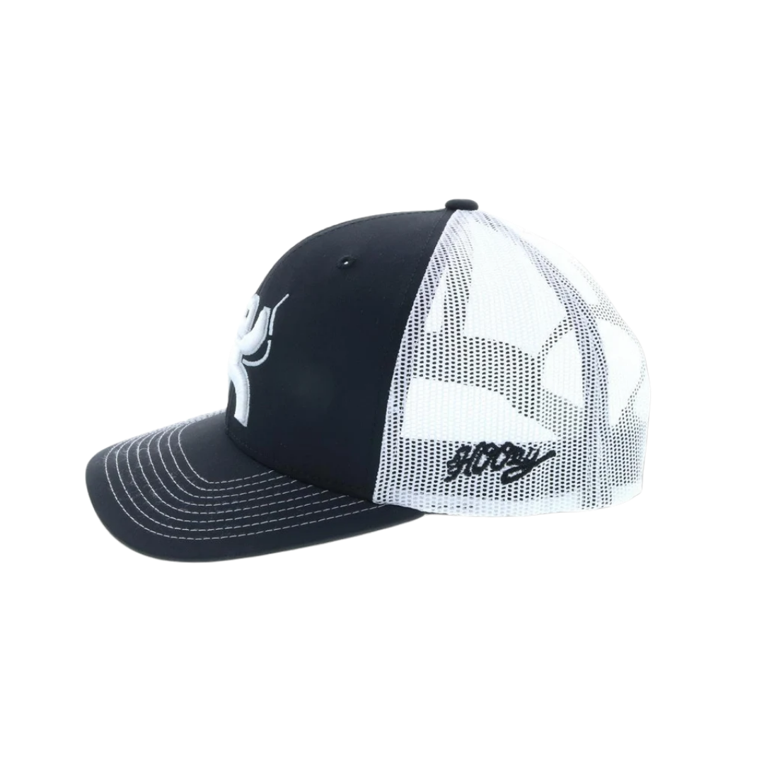 Hooey Men's Arc 6 Panel Black Cap