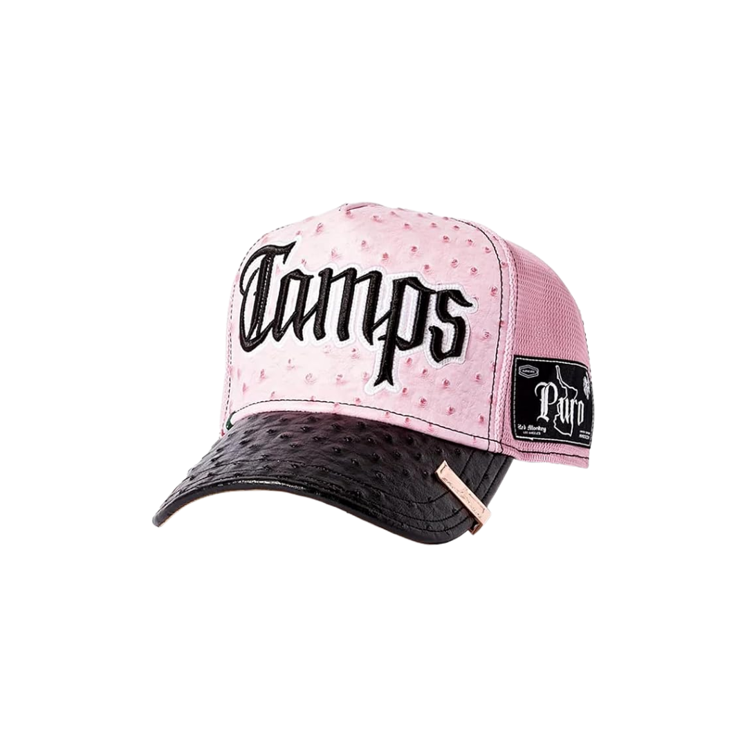 Red Monkey Women's Tamps 24 Avestruz Pink Cap