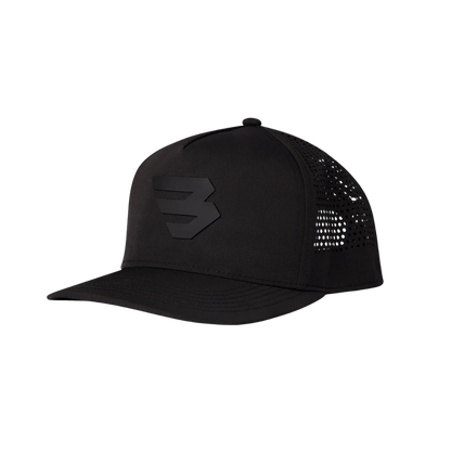 Burlebo Men's Performance Flying B Logo Black Cap