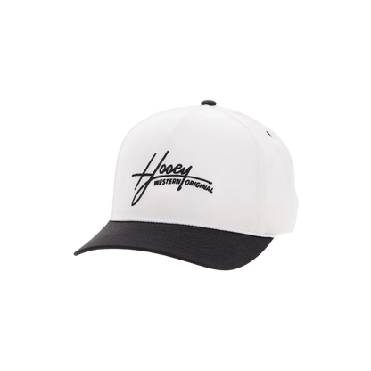 Hooey Men's White Mark Out Stitching Trucker Cap