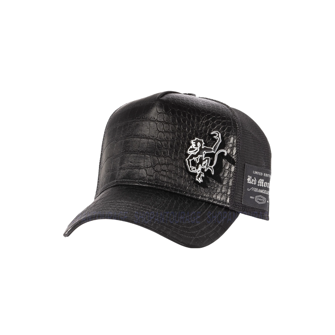 Red Monkey Men's Money Rich Trucker Midnight Cap