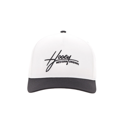Hooey Men's White Mark Out Stitching Trucker Cap