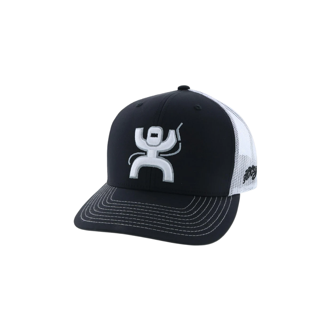 Hooey Men's Arc 6 Panel Black Cap