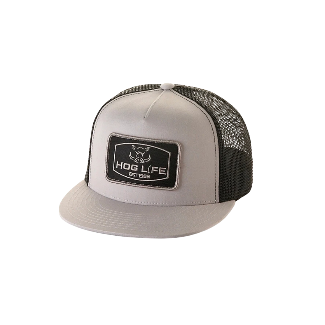 Hog Life Men's Est 1985 Bullet Grey Cap