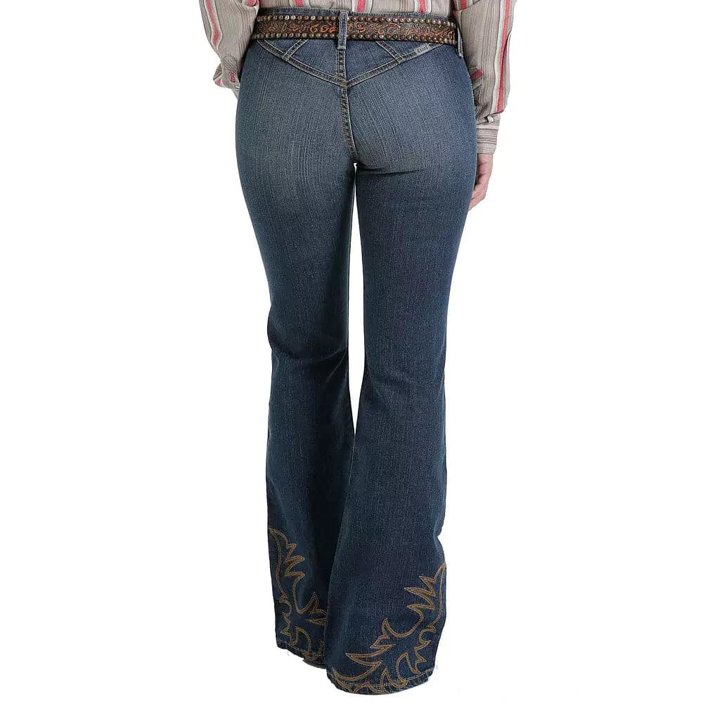 Cruel Girls Women's Denim Hannah Dark Stone Blue Jeans