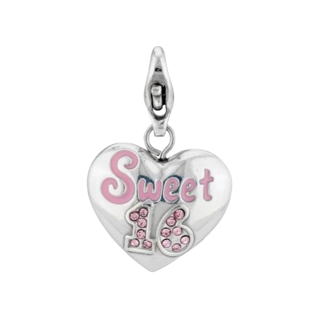 Brighton Women's Sweet 16 Snap Grey Charm