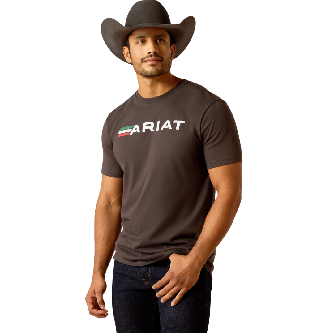 Ariat Men's Viva Vintage Black Tee Shirt