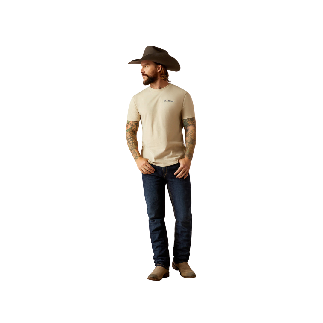 Ariat Men's Stamped Seal Natural Tee Shirt