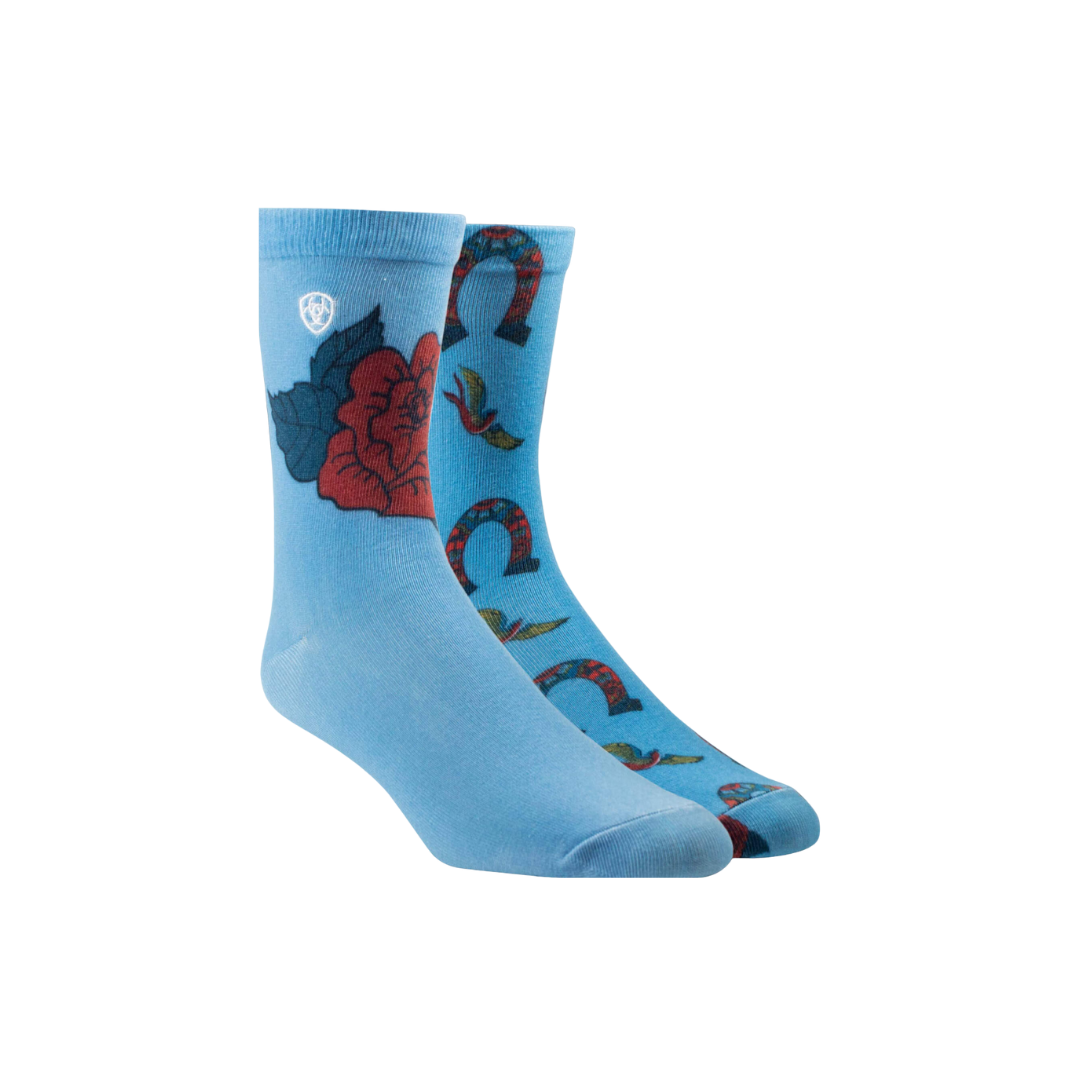Ariat Women's Bluebird Fanciful Multicolor Sock