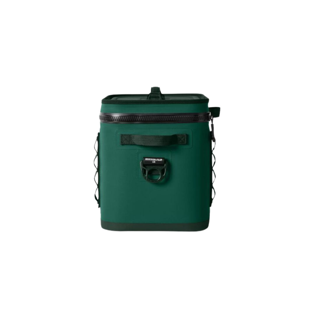 Yeti Flip 18 Soft Cooler Black Forest Green Hopper