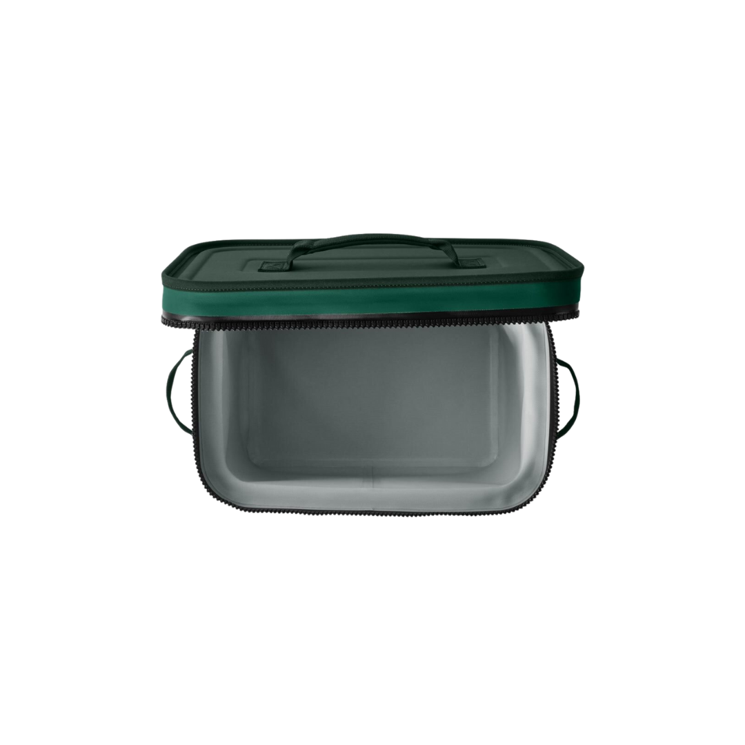 Yeti Flip 18 Soft Cooler Black Forest Green Hopper