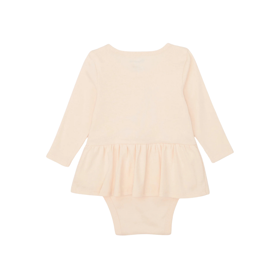 Wrangler Infant Girl's Knit Pink With Skirt Bodysuit