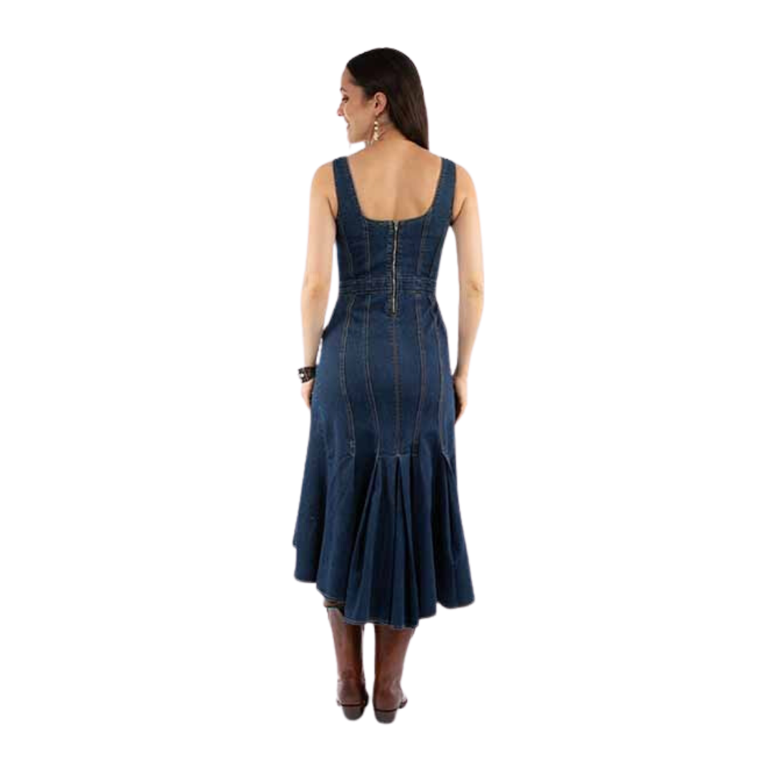 Scully Leather Women's Blue Long Dress