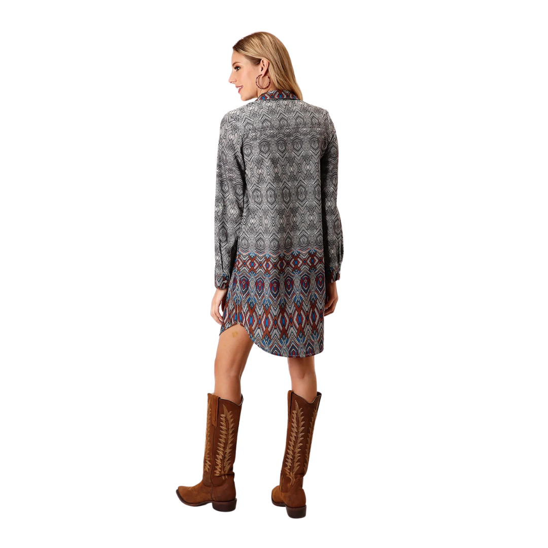 Roper Women's Poly Pullover Multicolor Dress
