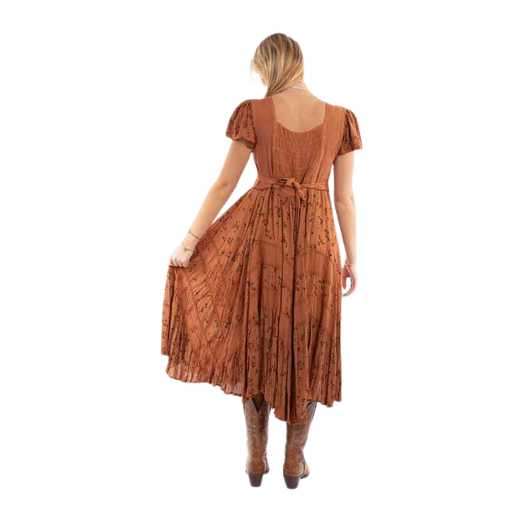 Scully Leathers Women's Long Rust Dress
