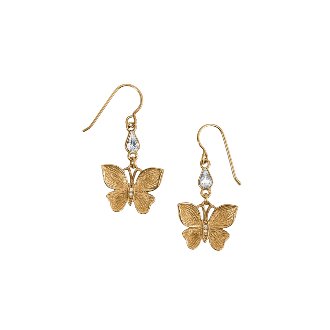 Brighton Women's Everbloom Flutter Yellow Earrings