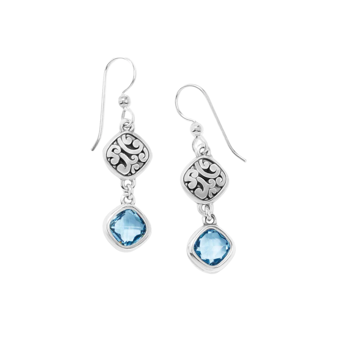 Brighton Women's Elora Gems Sky French Wire Earrings