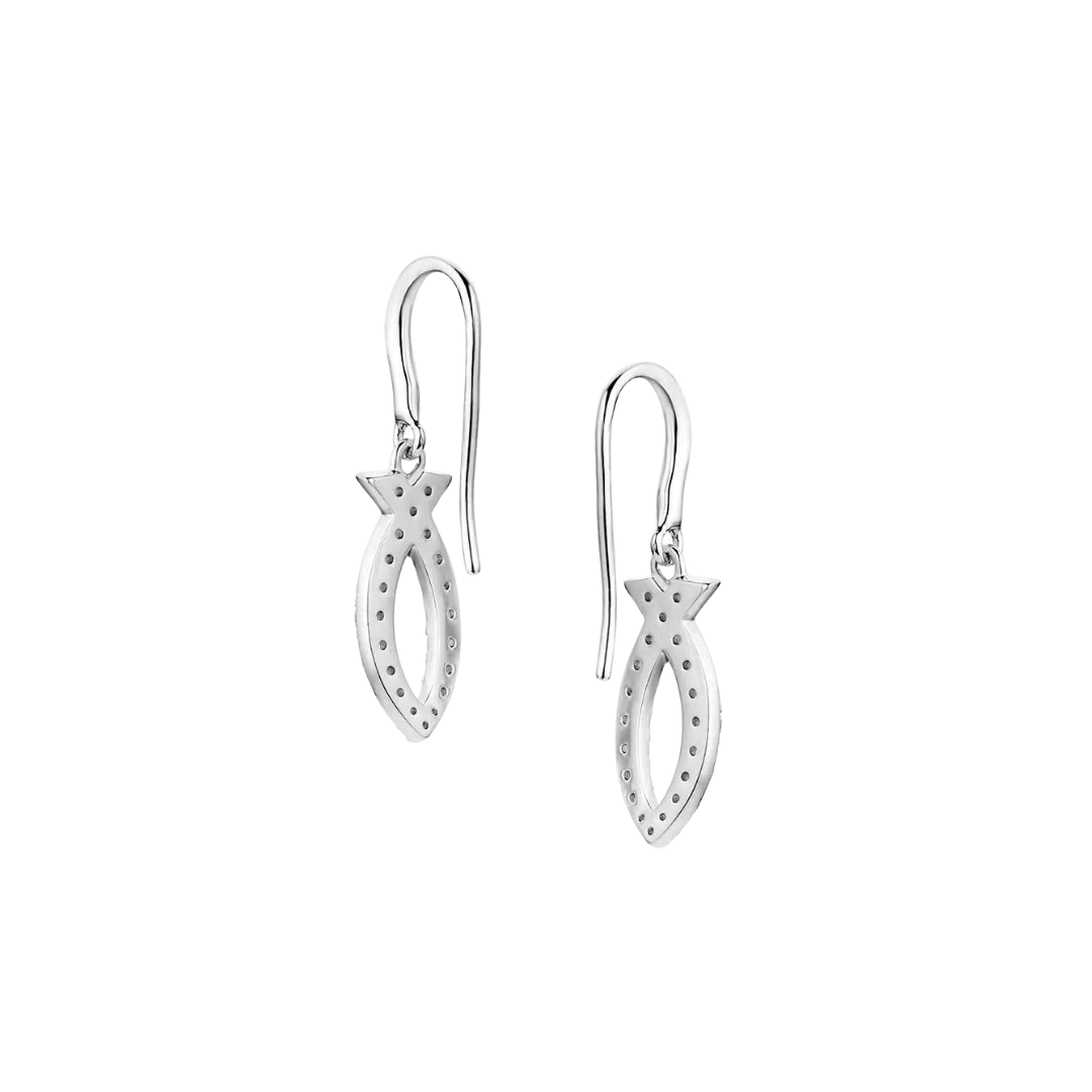 Montana Silversmiths Women's Graceful Waters Grey Earrings