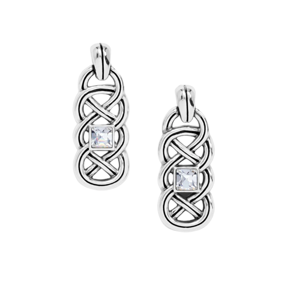 Brighton Women's Interlok Lustre Post Drop Earrings