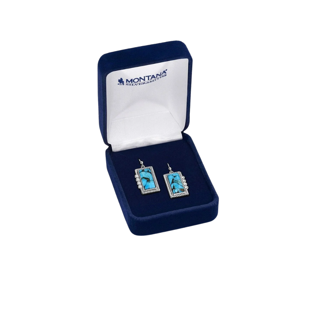 Montana Silversmiths Women's Summer Rain Turquoise Earrings