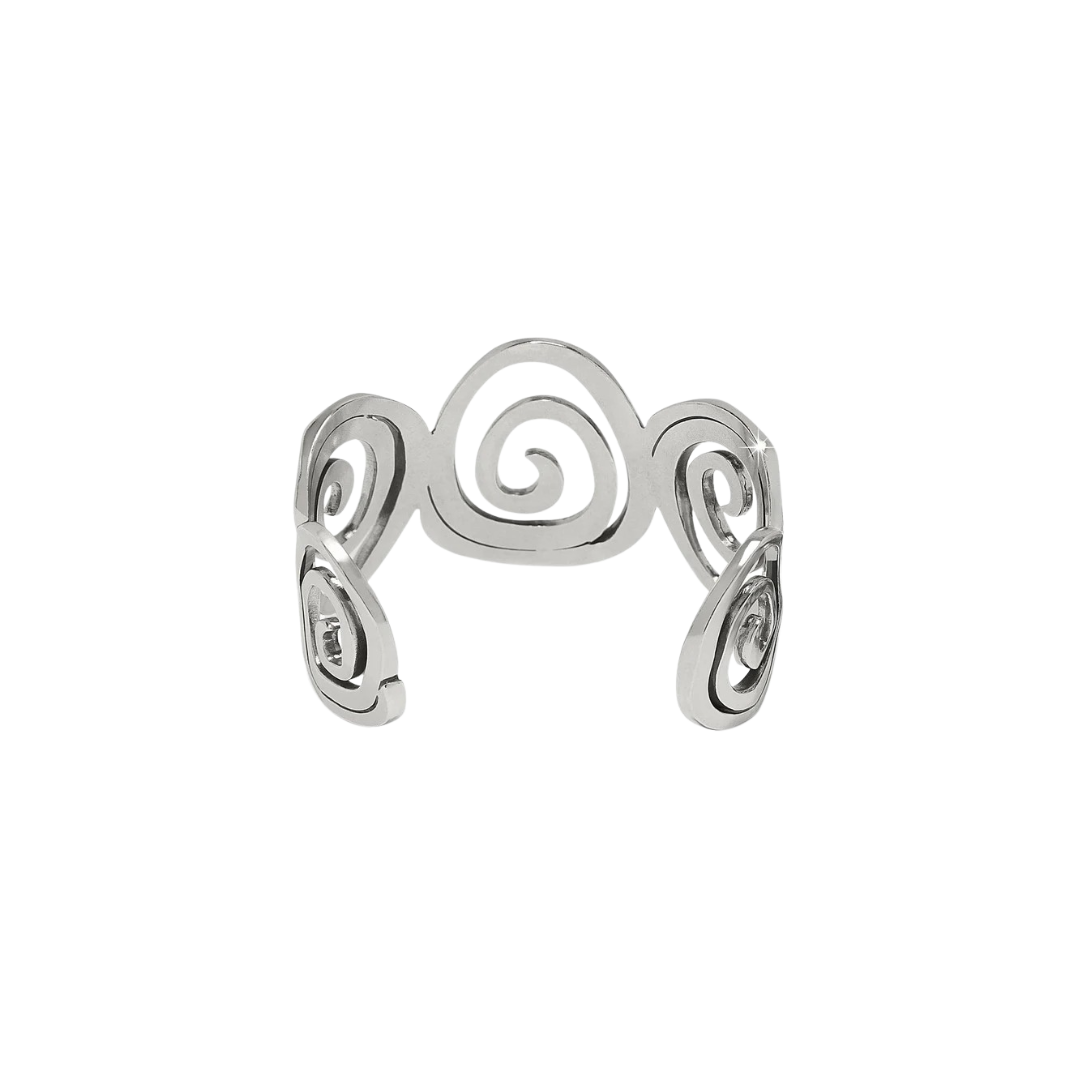 Brighton Women's Vertigo Vibe Flex Silver Cuff