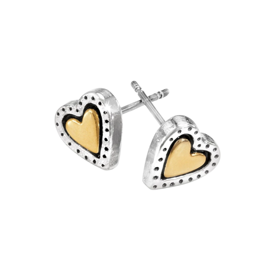 Brighton Women's Rendezvous Mini Post Grey Earrings
