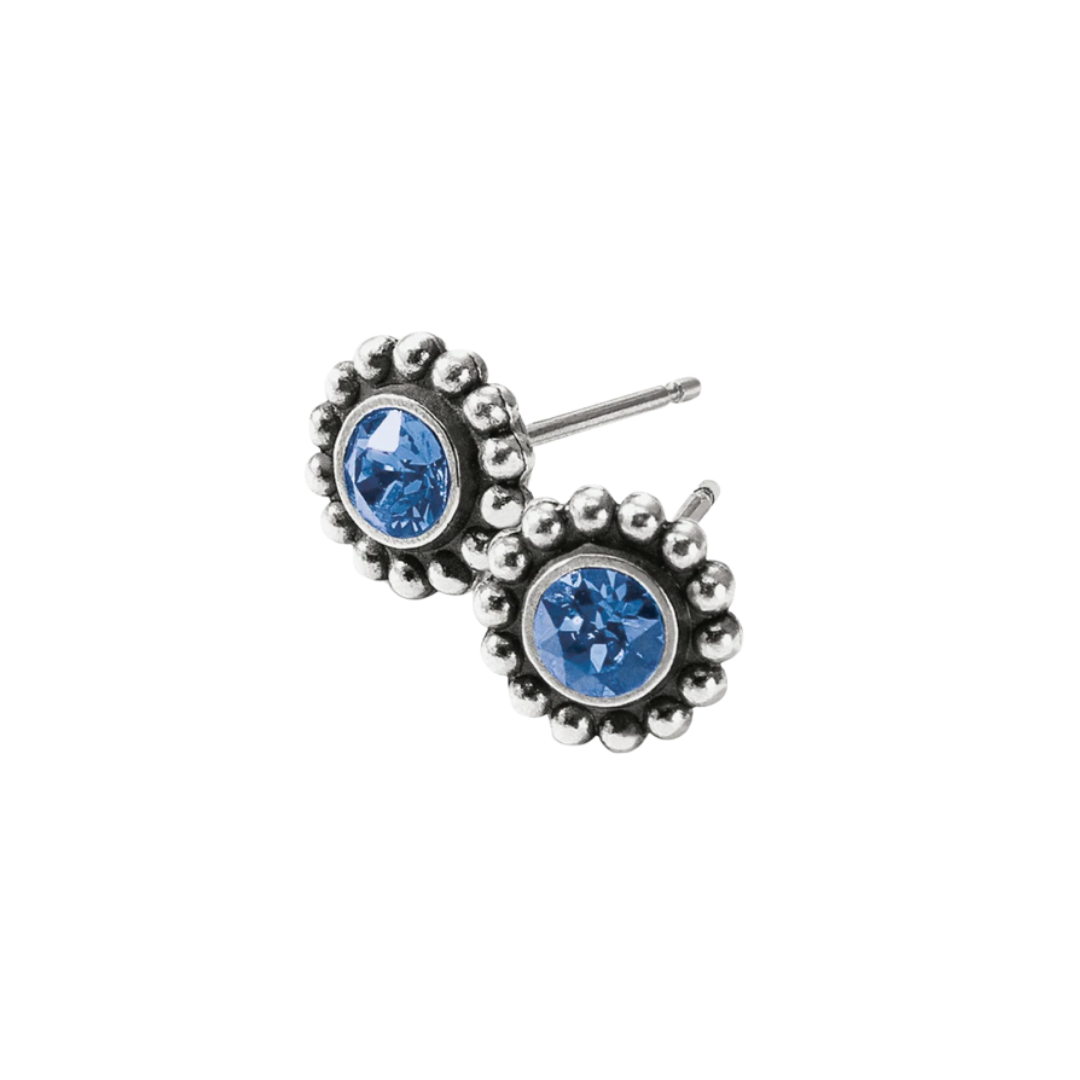 Brighton Women's Sapphire Twinkle Mini Post Blue Earrings