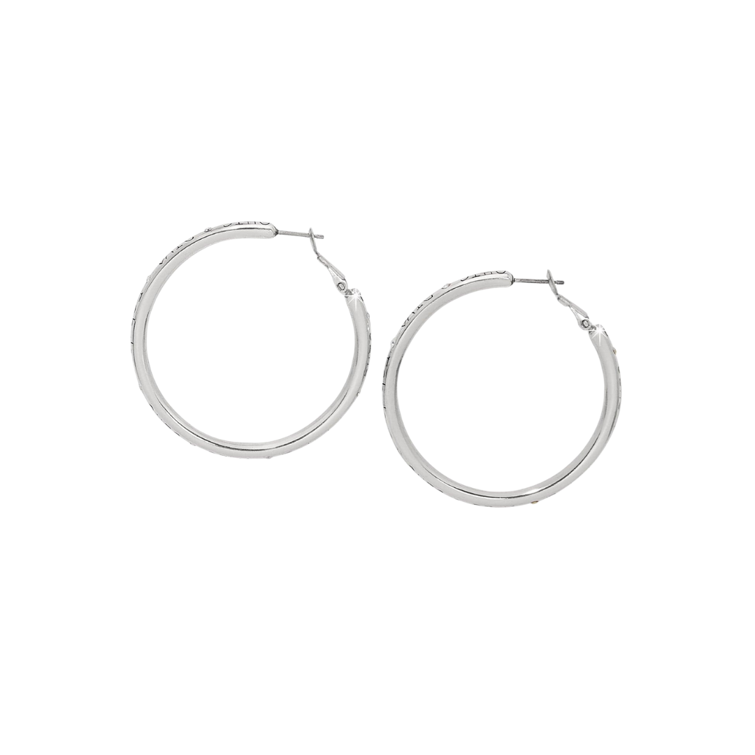 Brighton Women's Fashionista Hoop Silver Earrings