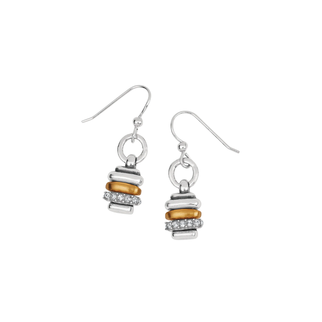 Brighton Women's Charlotte French Wire Grey Earrings