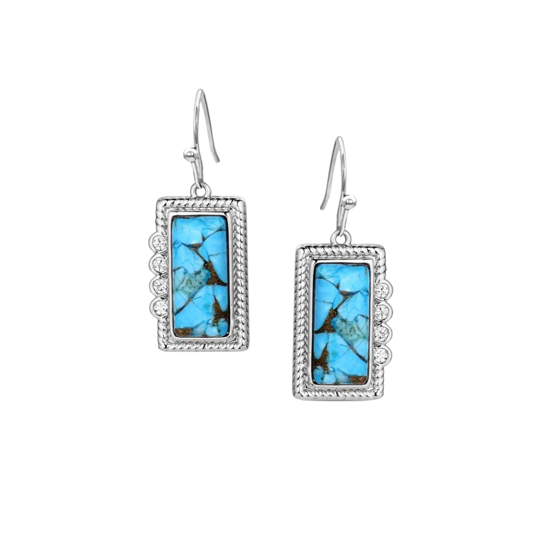 Montana Silversmiths Women's Summer Rain Turquoise Earrings