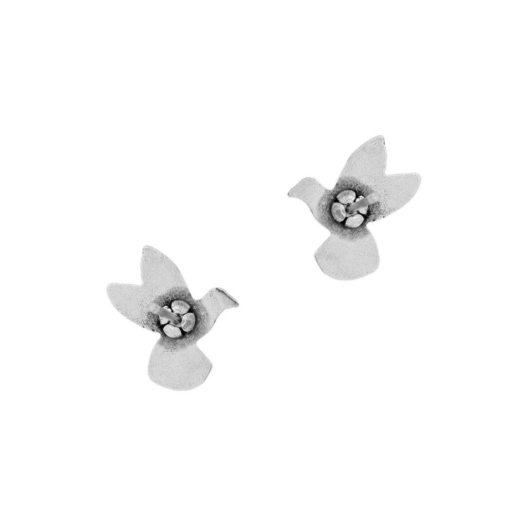 Brighton Women's Hummingbird Mini Post Grey Earrings