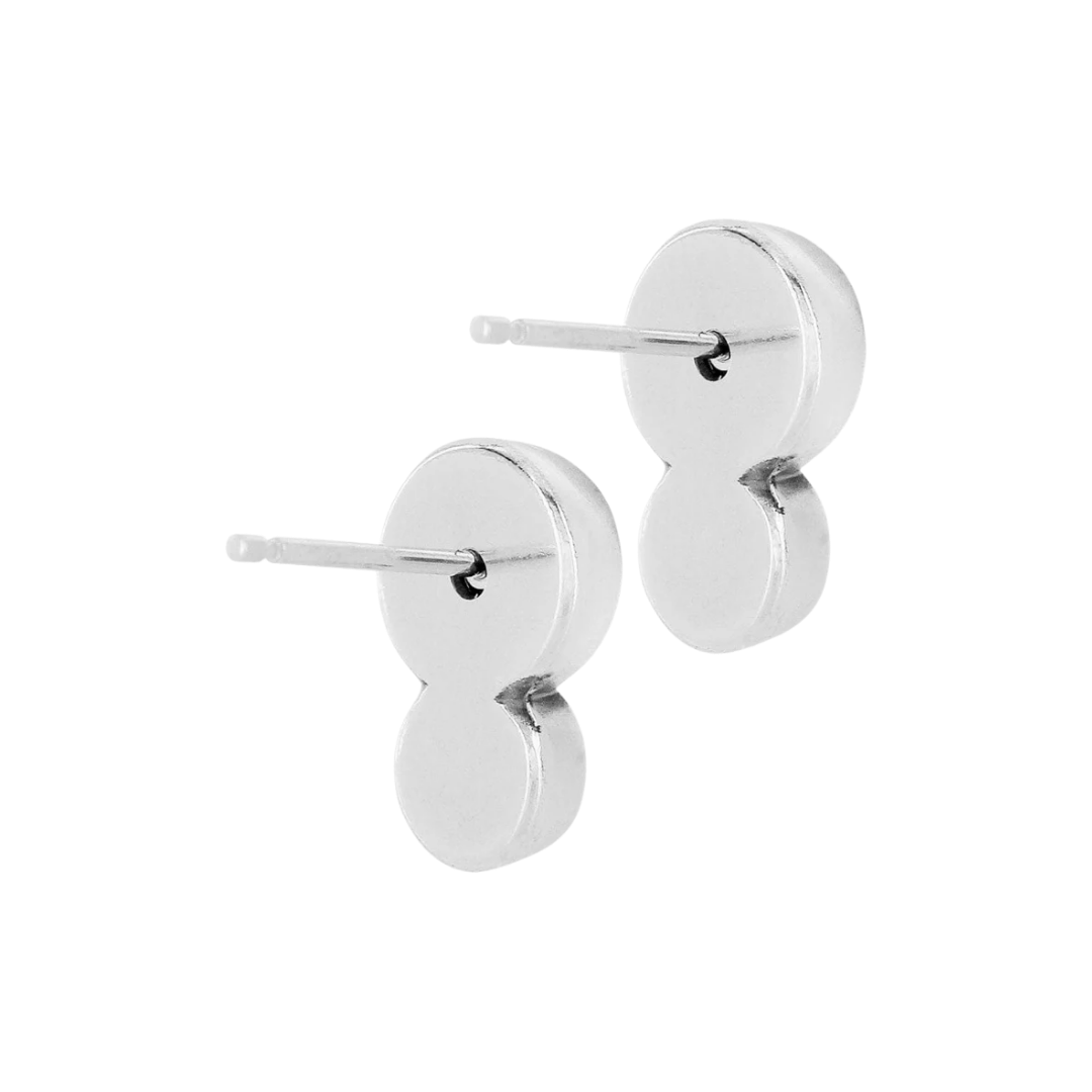 Brighton Women's Infinity Sparkle Post Grey Earrings