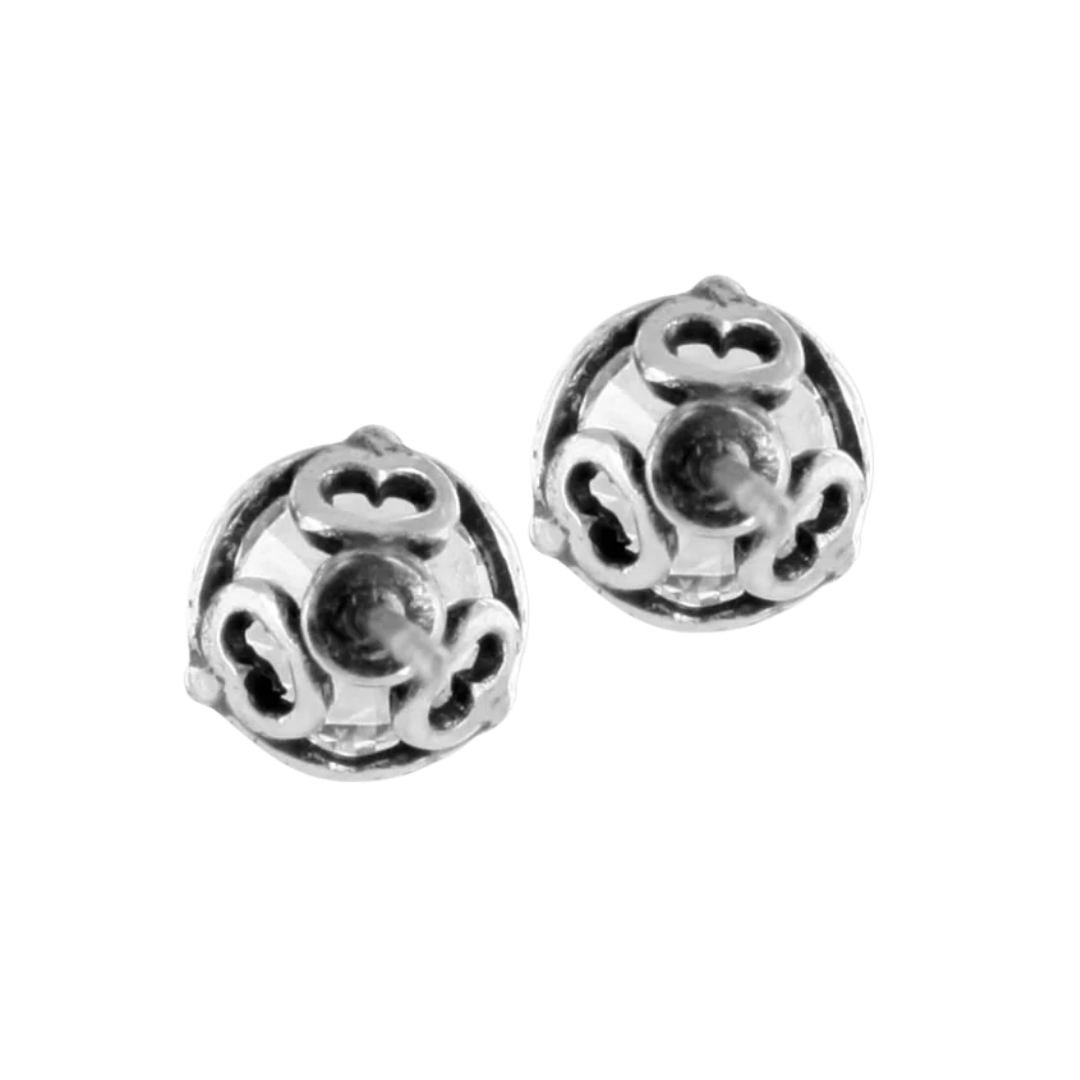 Brighton Women's Brilliance 7MM Grey Earrings