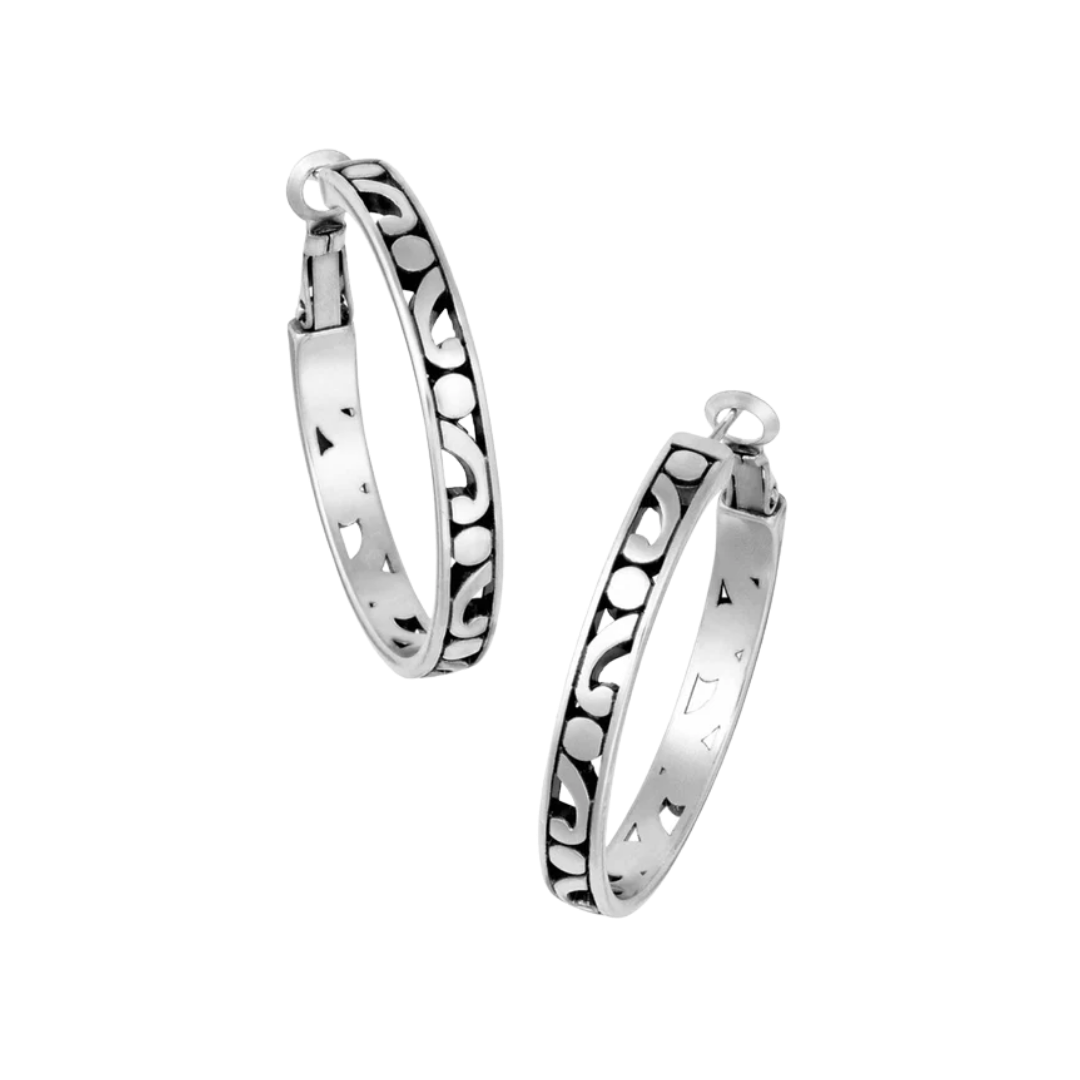 Brighton Women's Contempo Medium Grey Earrings
