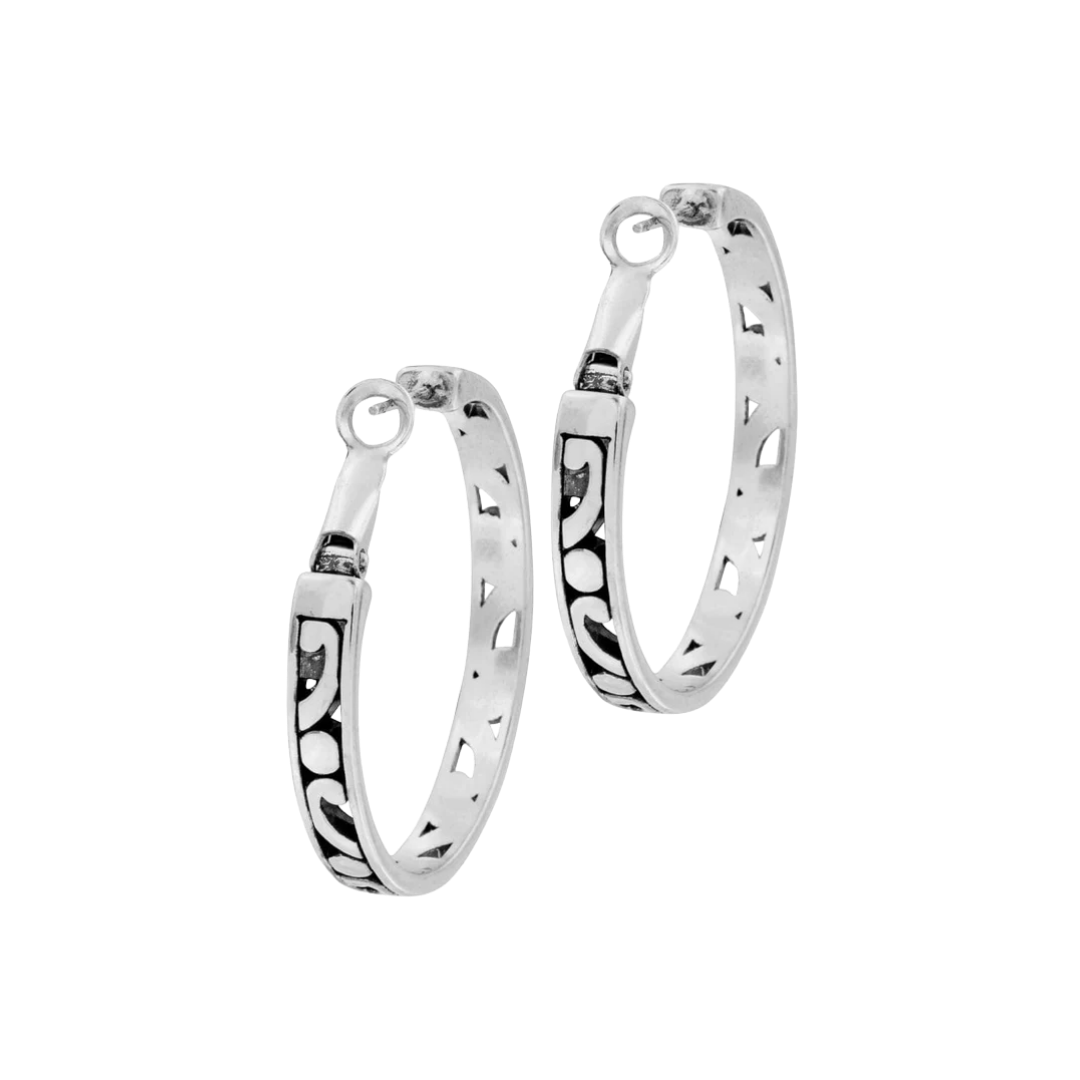 Brighton Women's Contempo Medium Grey Earrings