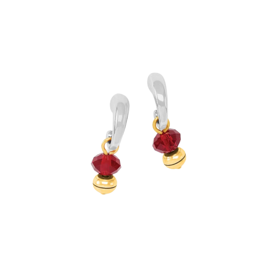 Brighton Women's Meridian Two Tone Post Hoop Earrings