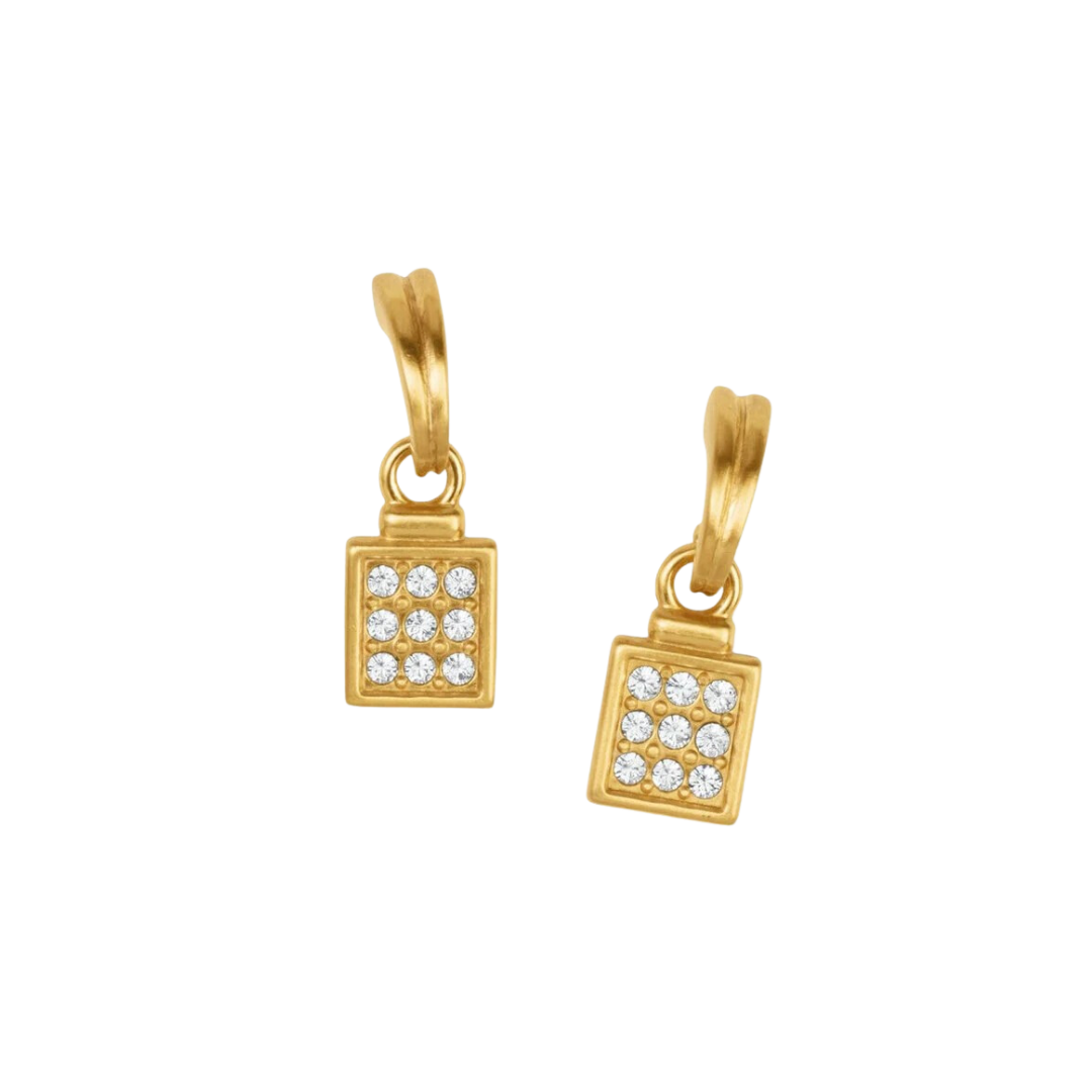 Brighton Women's Meridian Zenith Mini Post Drop Gold Earrings