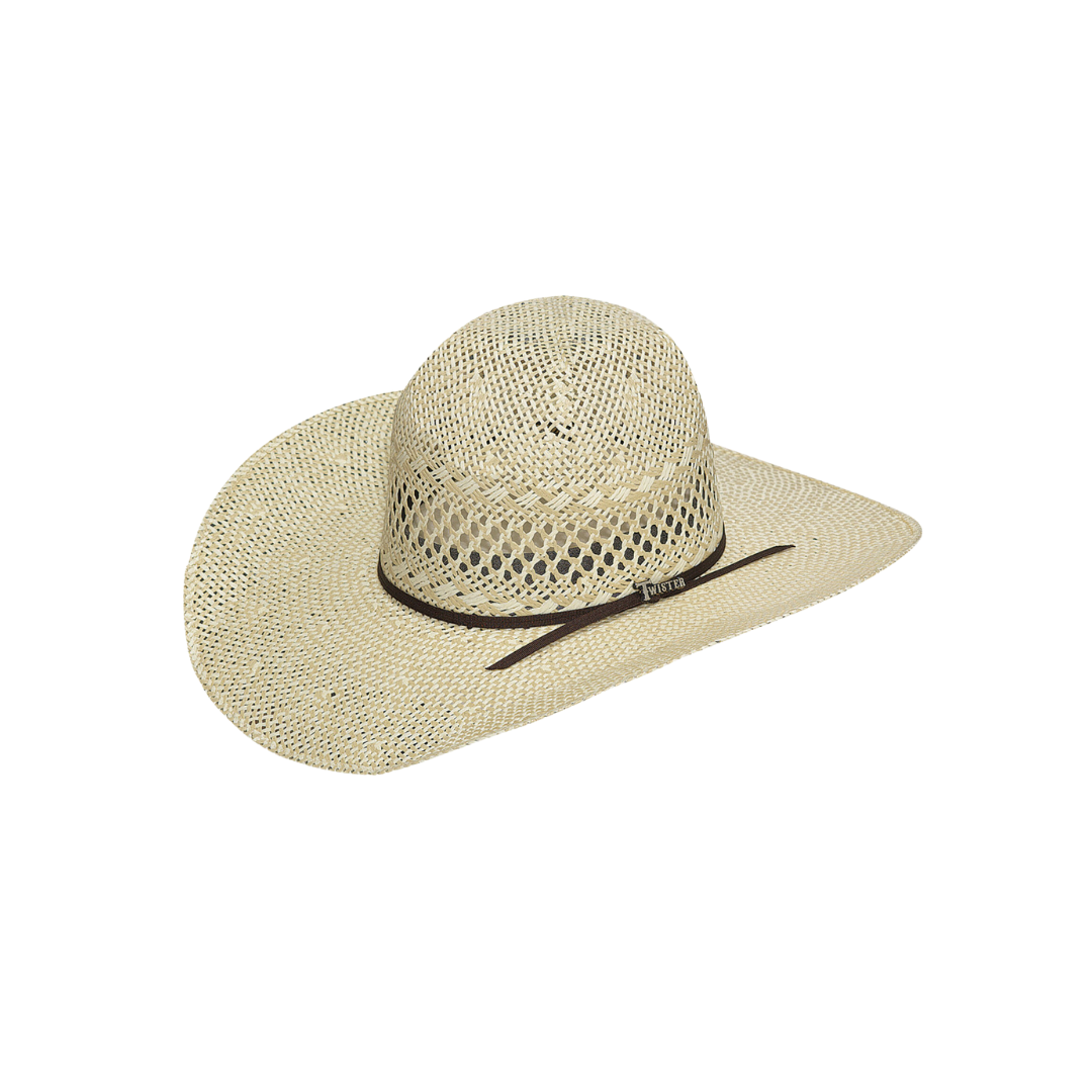 Twister Men's Weave Straw Cowboy Natural Hat