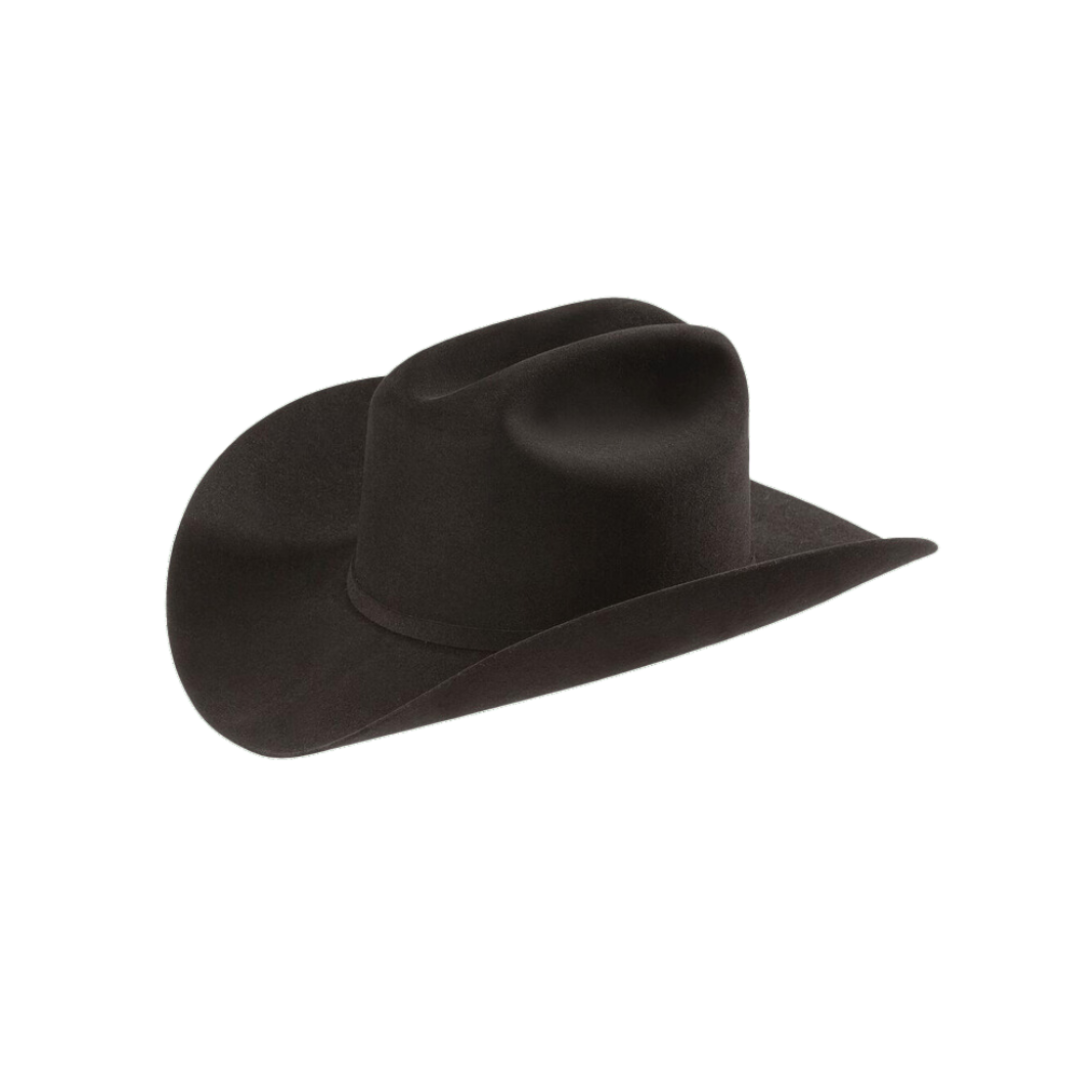 Milano Men's 6X Real Felt Black Hat