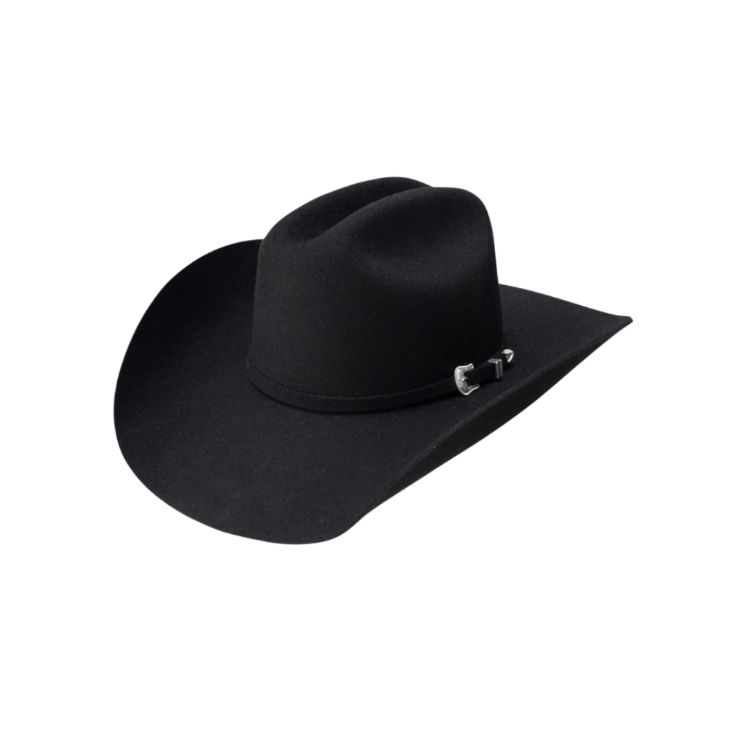 Resistol Men's 3x Wool Tucker Bone Black Hat