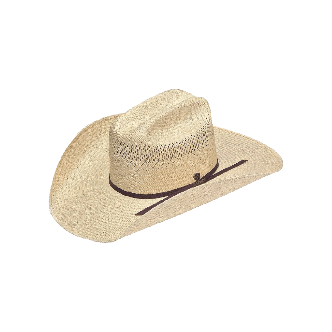 Ariat Men's 10X Shantung Natural Straw Light Brown Hat