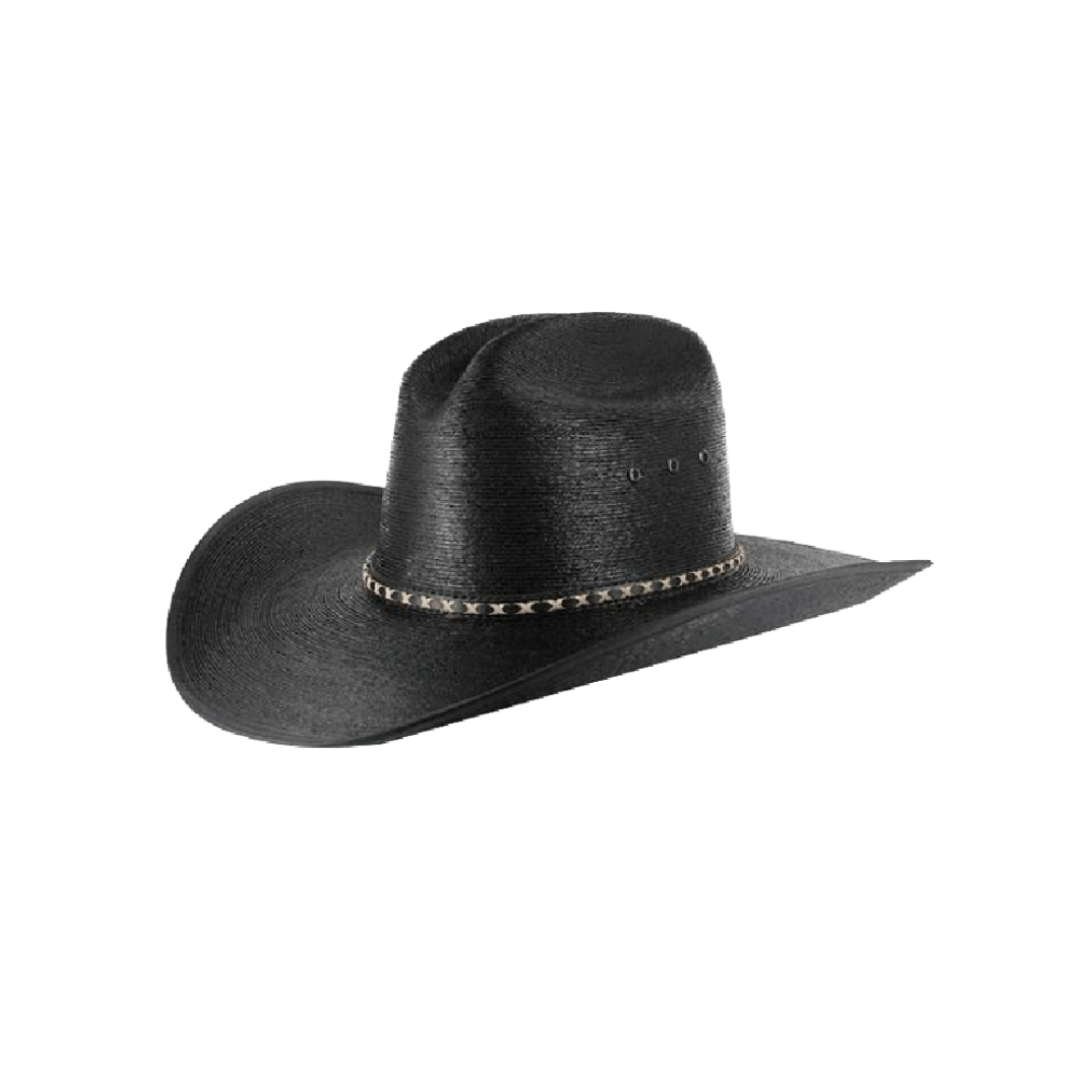 Resistol Men's Asphalt Cowboy Straw Black Hat