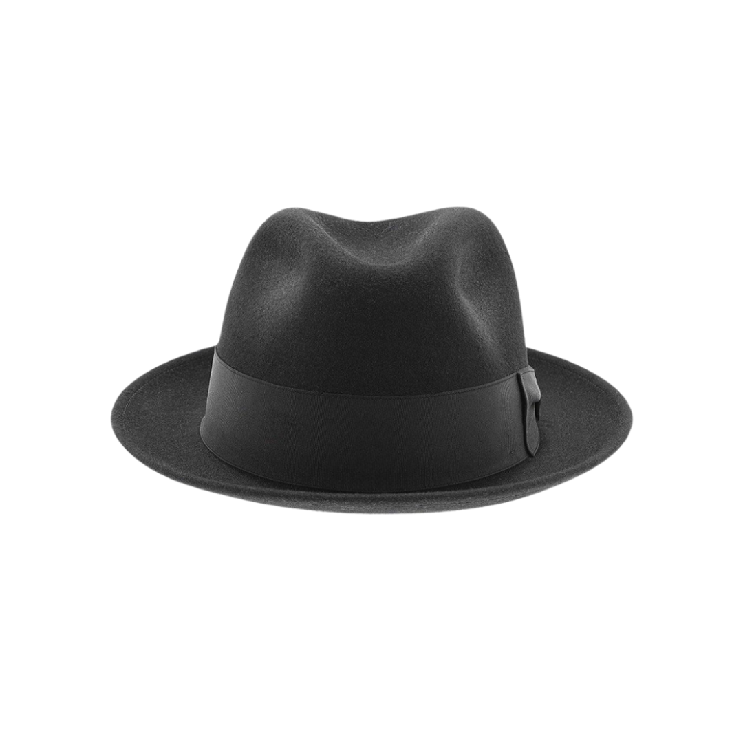 Shop the Stetson Men's Frederick Wool Felt Fedora Black Hat