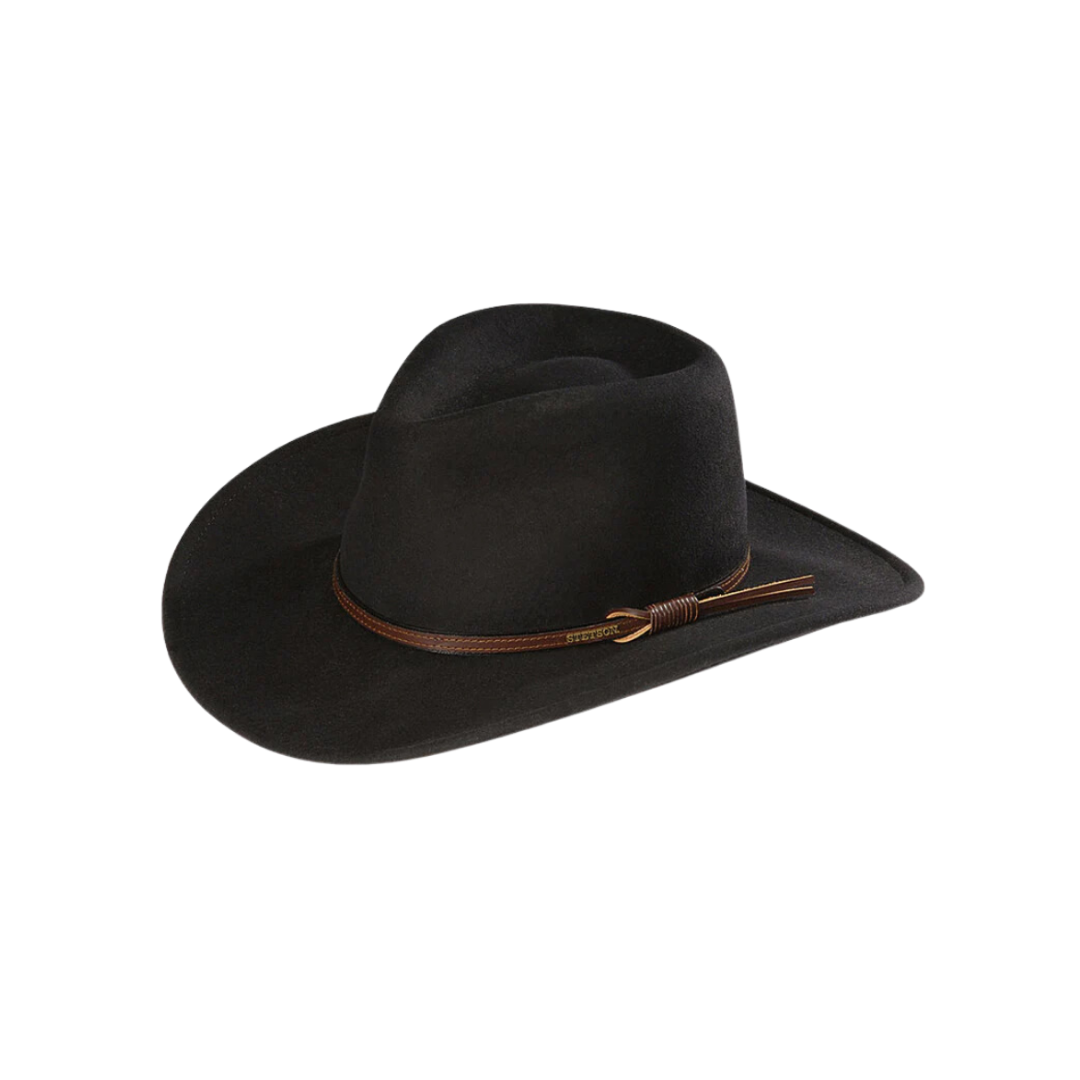 Stetson Men's Bozeman Wool Felt Black Hat
