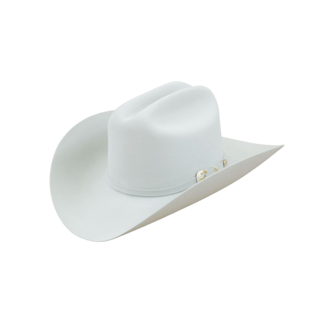 Milano Men's 1000x Imperial Platinum Mink White Hat