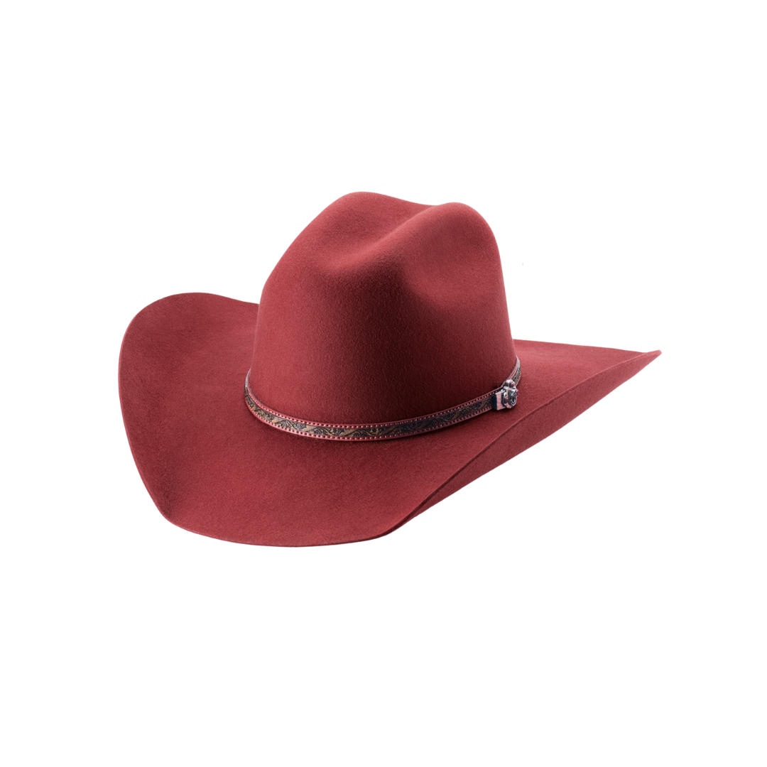 Bullhide Unisex Life Whit You 4X Carmine Hat