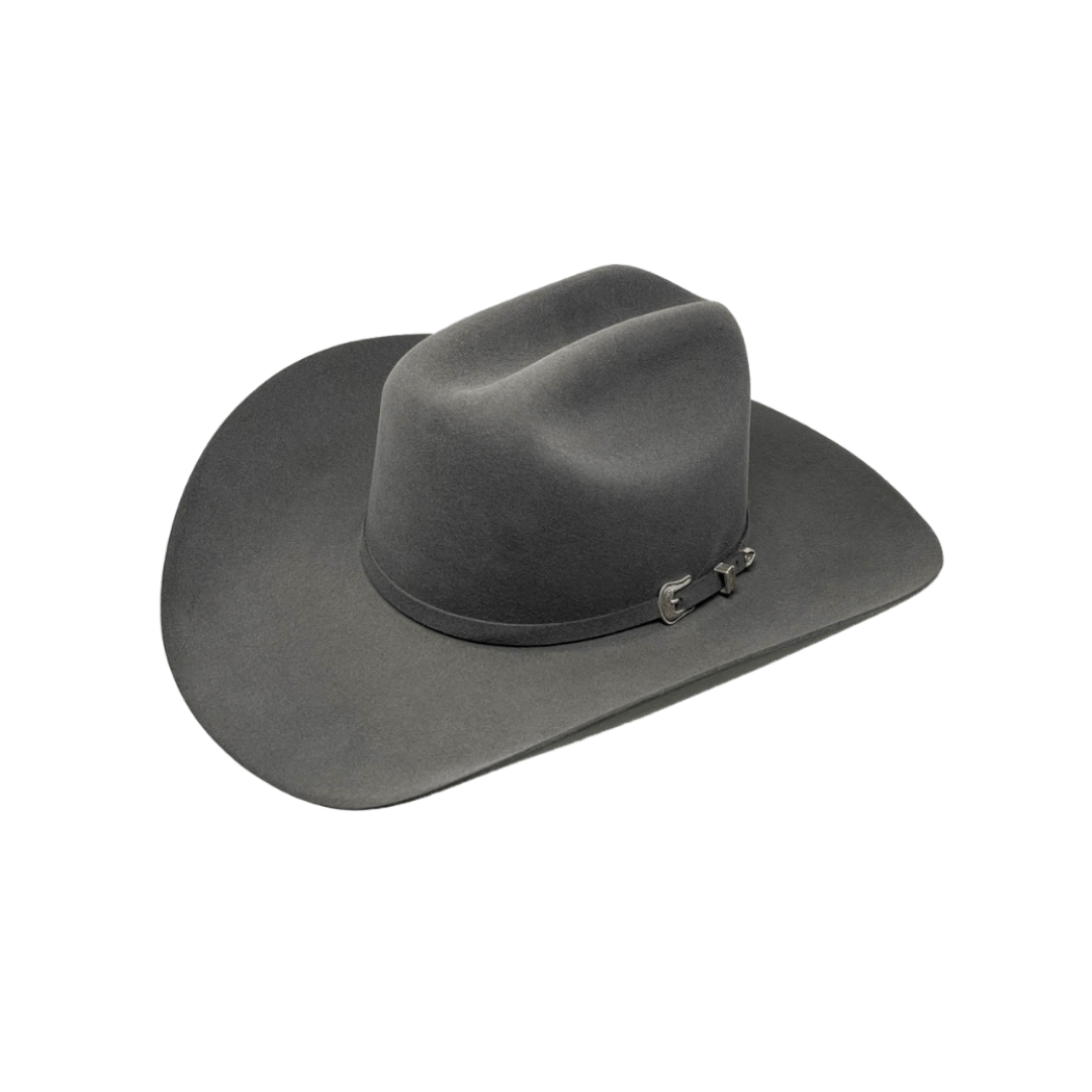 Resistol Men's 5x Challenger Granite Grey Hat