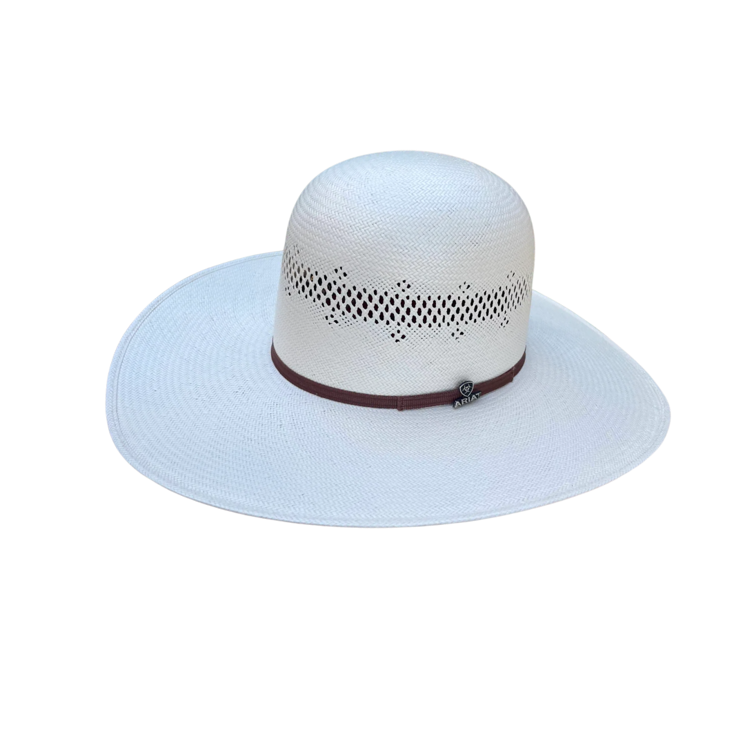 Ariat Unisex Western Straw White Hat