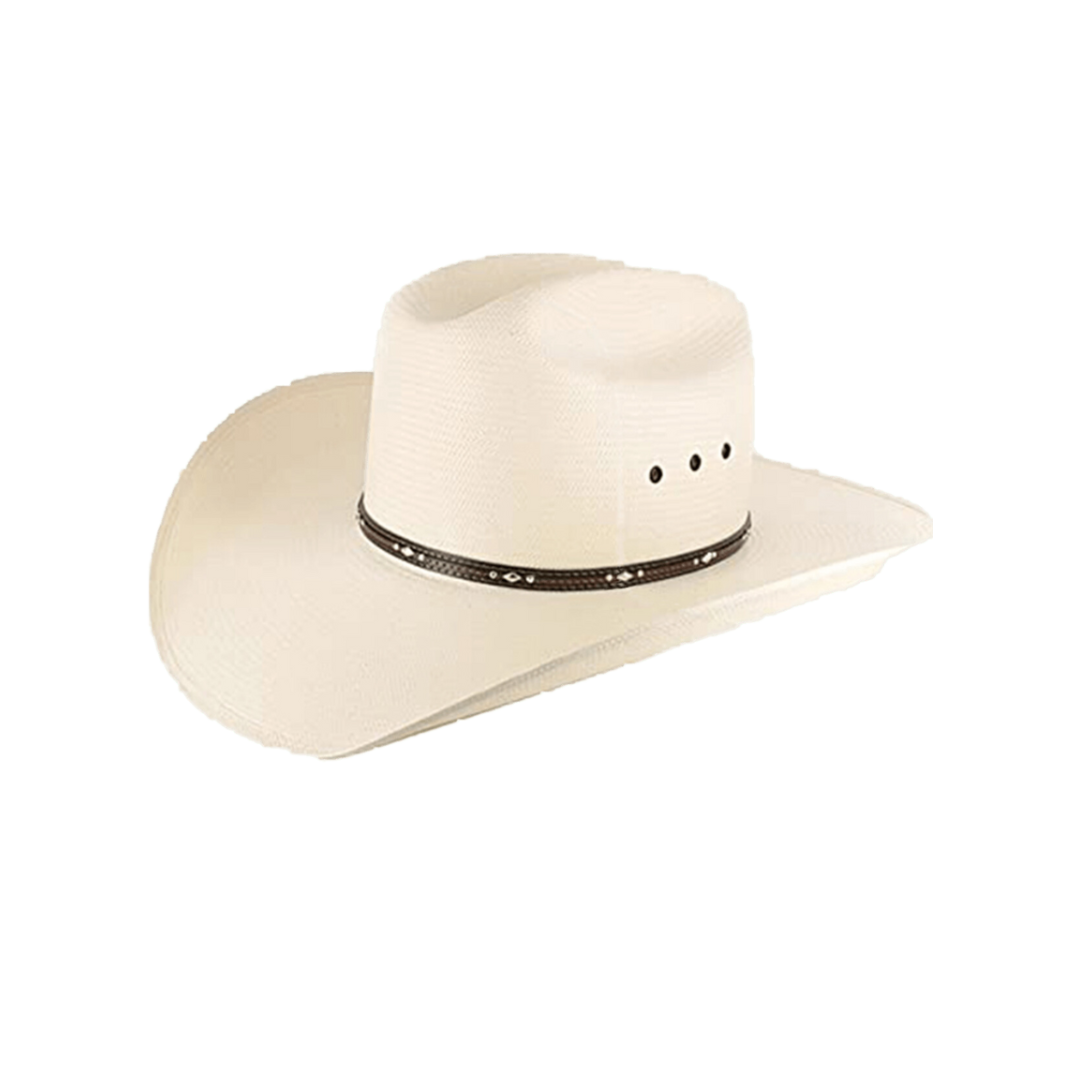 Resistol Men's 10x Kingman Narrow Straw White Hat